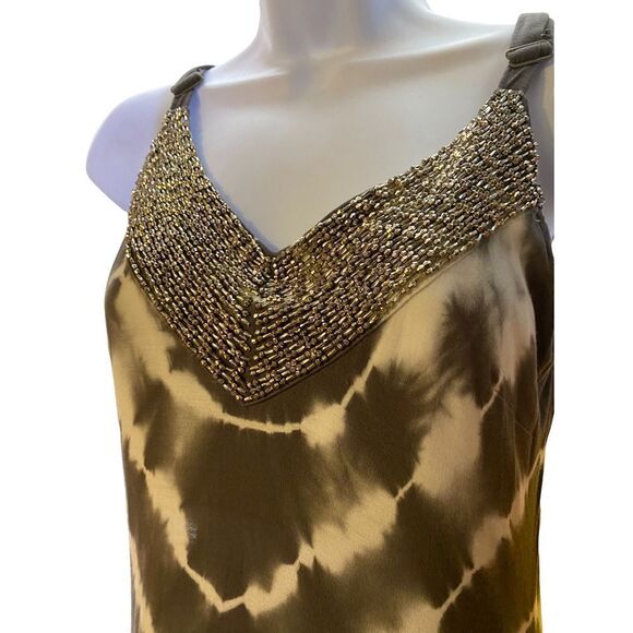 INC Maxi Dress with Bead Embellished Neckline Size M - Picture 10 of 10